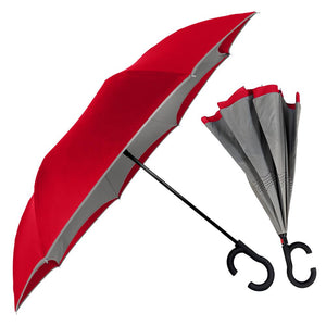Wholesale ViceVersa Solid Colors Inverted Umbrella