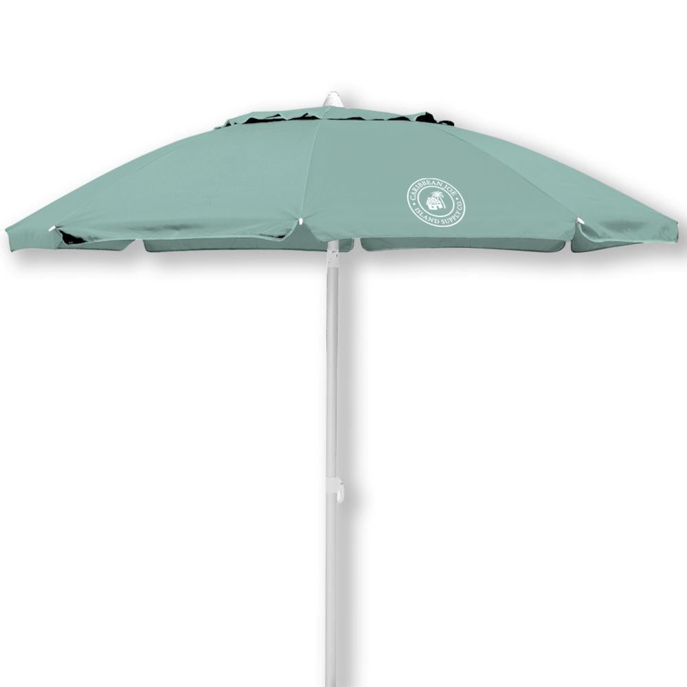 Wholesale Caribbean Joe Mint Green Vented Canopy UV Beach Umbrella
