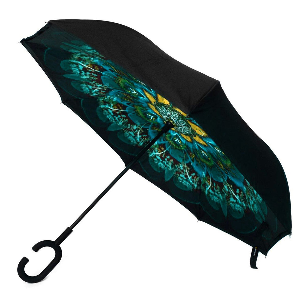 Wholesale Peacock Double Layer Inverted Umbrella