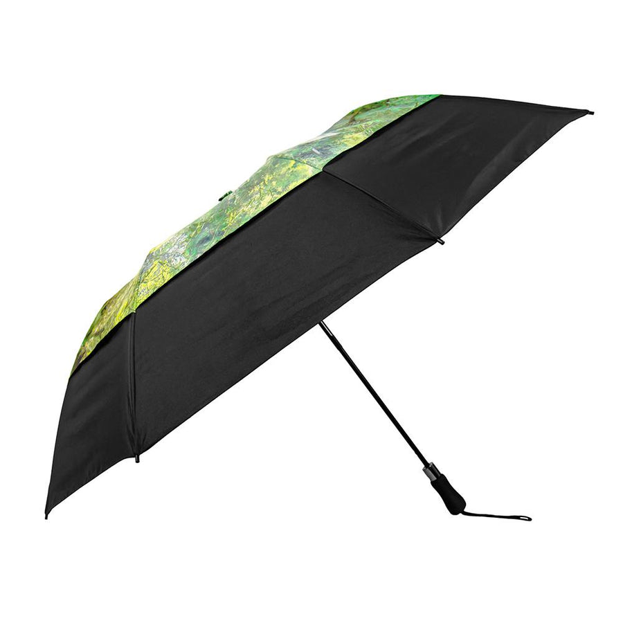 Wholesale Vented Rainforest Art Folding Umbrella