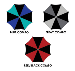 Wholesale Weatherproof Auto Folding Two-Tone Golf Assorted Umbrella