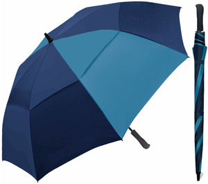 Wholesale Weather Zone Auto Open Double Canopy Golf Assorted Umbrella