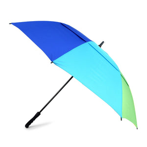 Wholesale Auto Open Double Canopy Vented Rainbow Umbrella