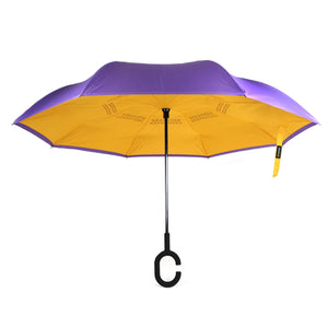 Wholesale Double Layer Two Tone Colorful Inverted Umbrella