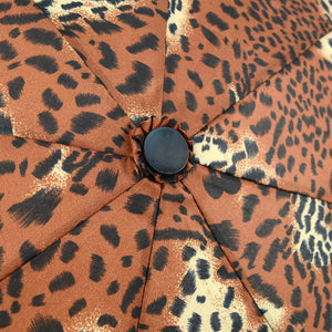 Wholesale Manual Open Cheetah Print Compact Umbrella