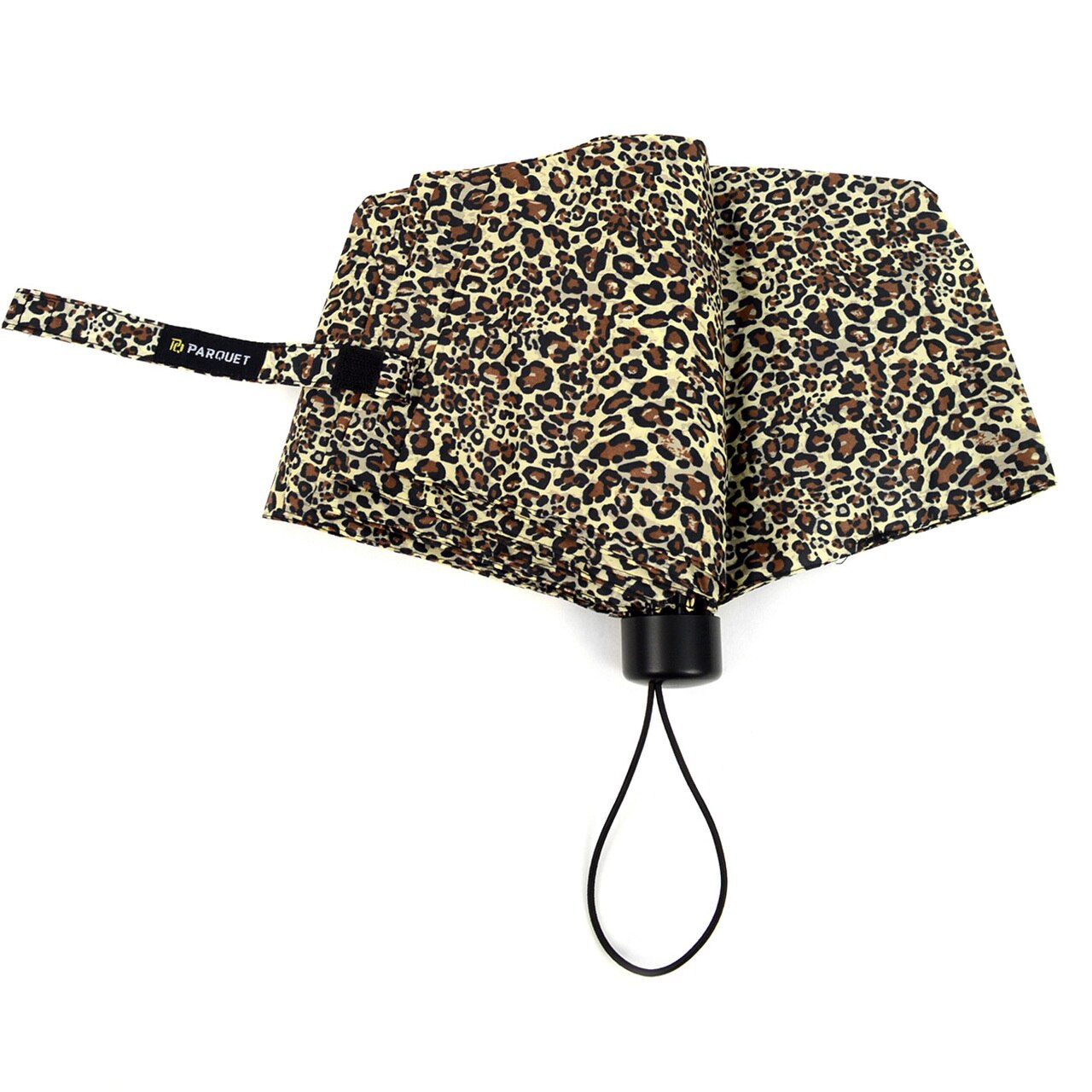 Wholesale Leopard Print Telescopic Compact Umbrella