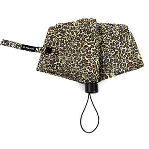 Wholesale Leopard Print Telescopic Compact Umbrella