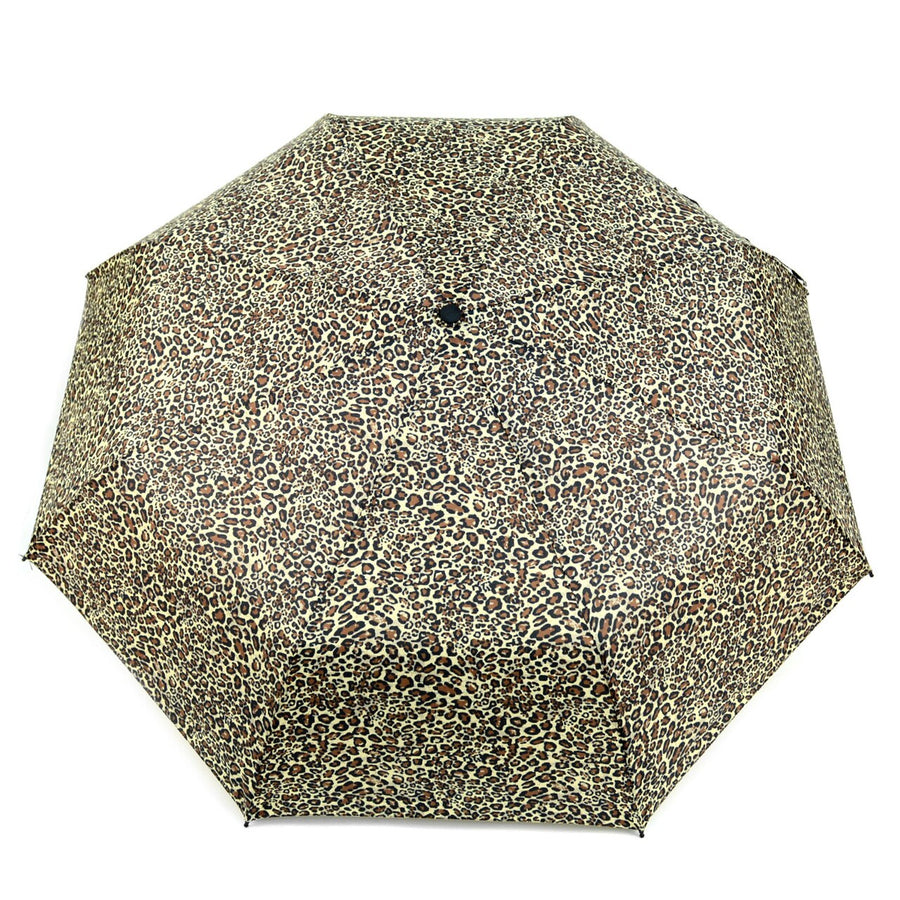 Wholesale Leopard Print Telescopic Compact Umbrella