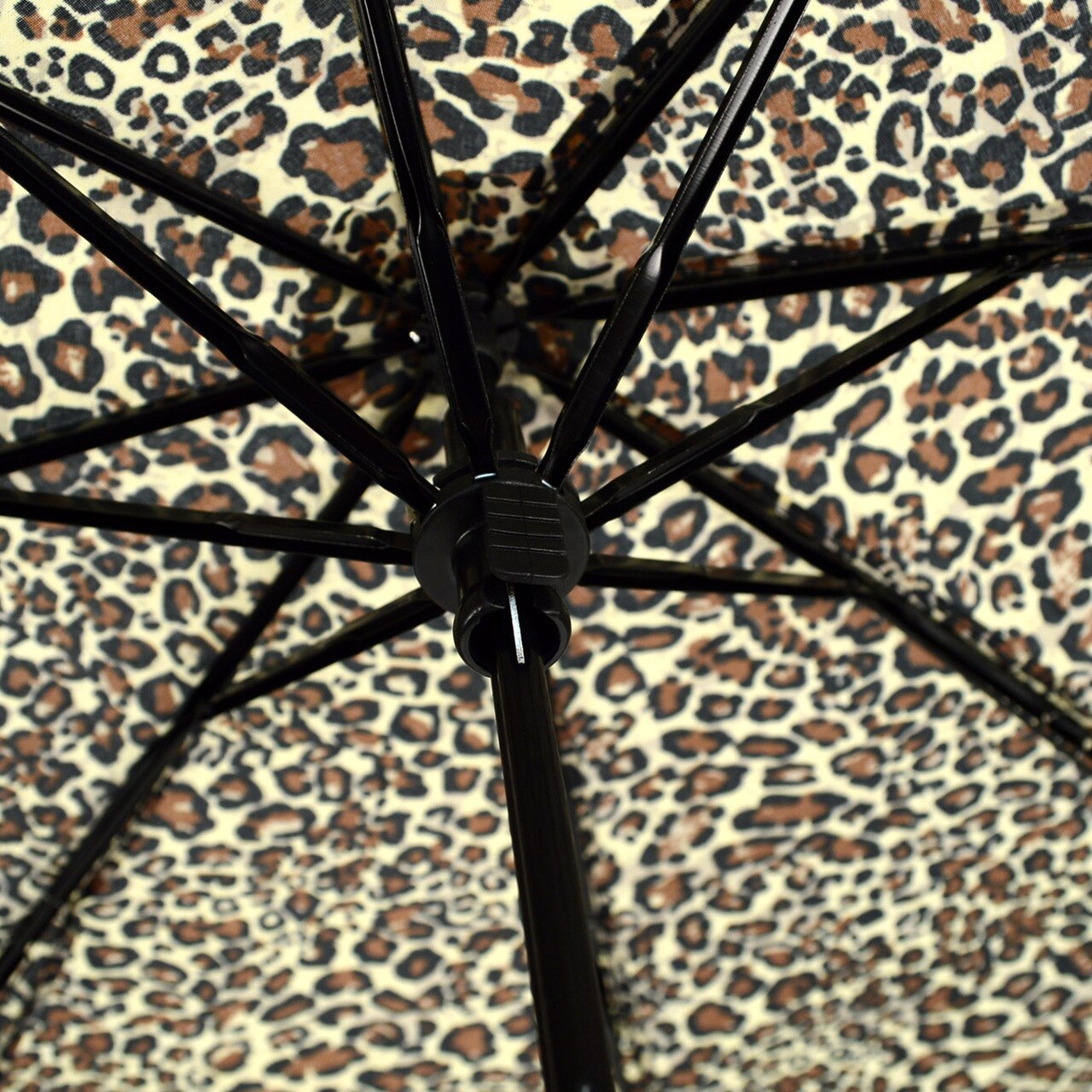 Wholesale Leopard Print Telescopic Compact Umbrella