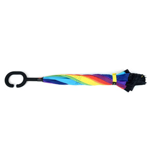 Wholesale Rainbow Double Layer Inverted Umbrella
