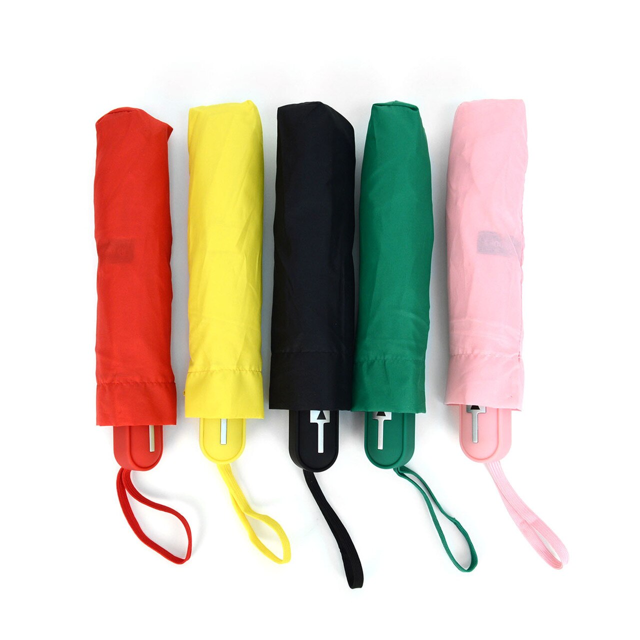 Wholesale Compact Solid Pastel Color Folding Umbrella