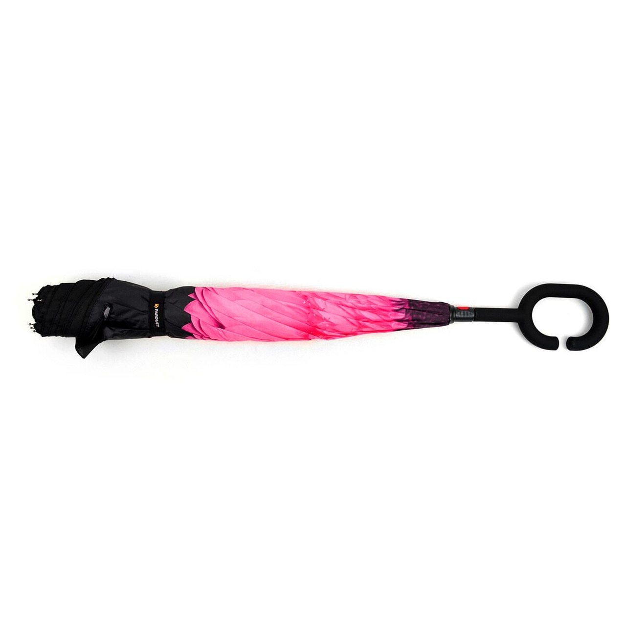 Wholesale Pink Rose Flower Double Layer Inverted Umbrella