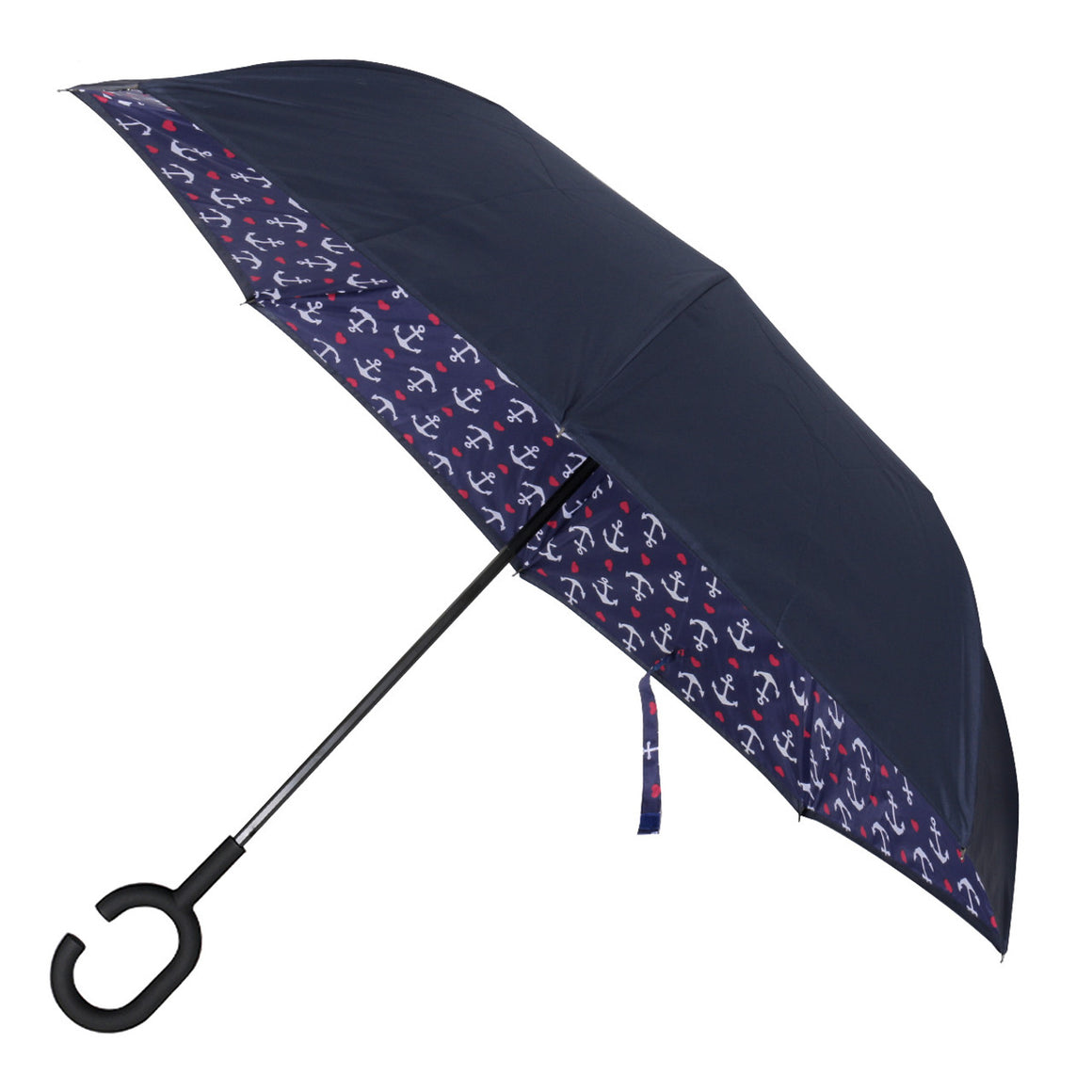 Wholesale Anchor Pattern Reverse Open Inverted Umbrella