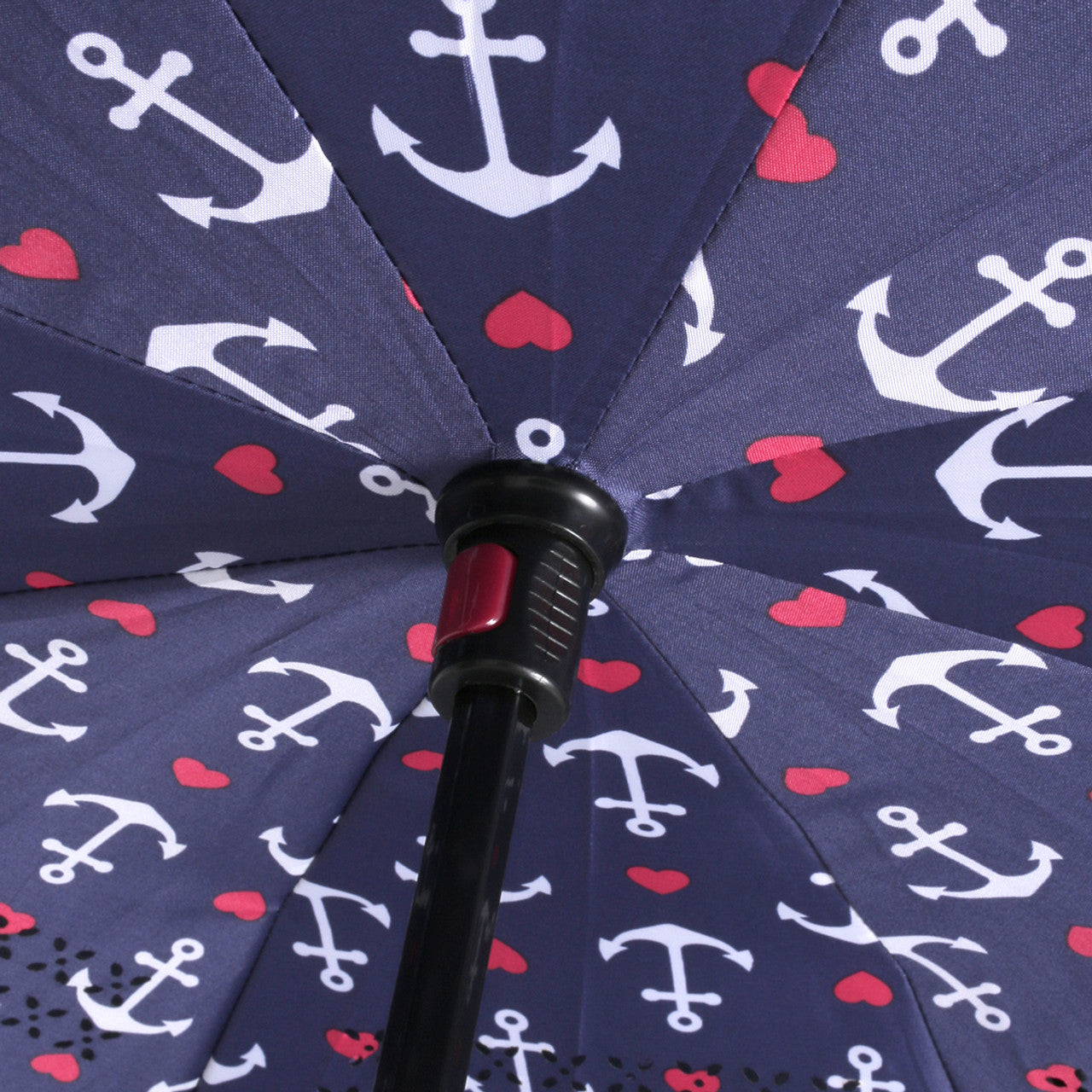 Wholesale Anchor Pattern Reverse Open Inverted Umbrella