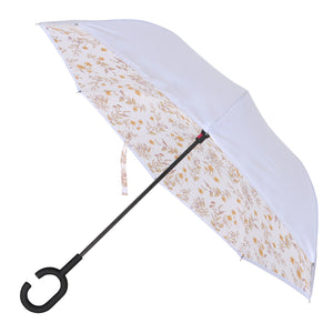 Wholesale Floral Reverse Open Inverted Umbrella
