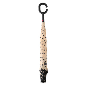 Wholesale Polka Dot Reverse Open Inverted Umbrella