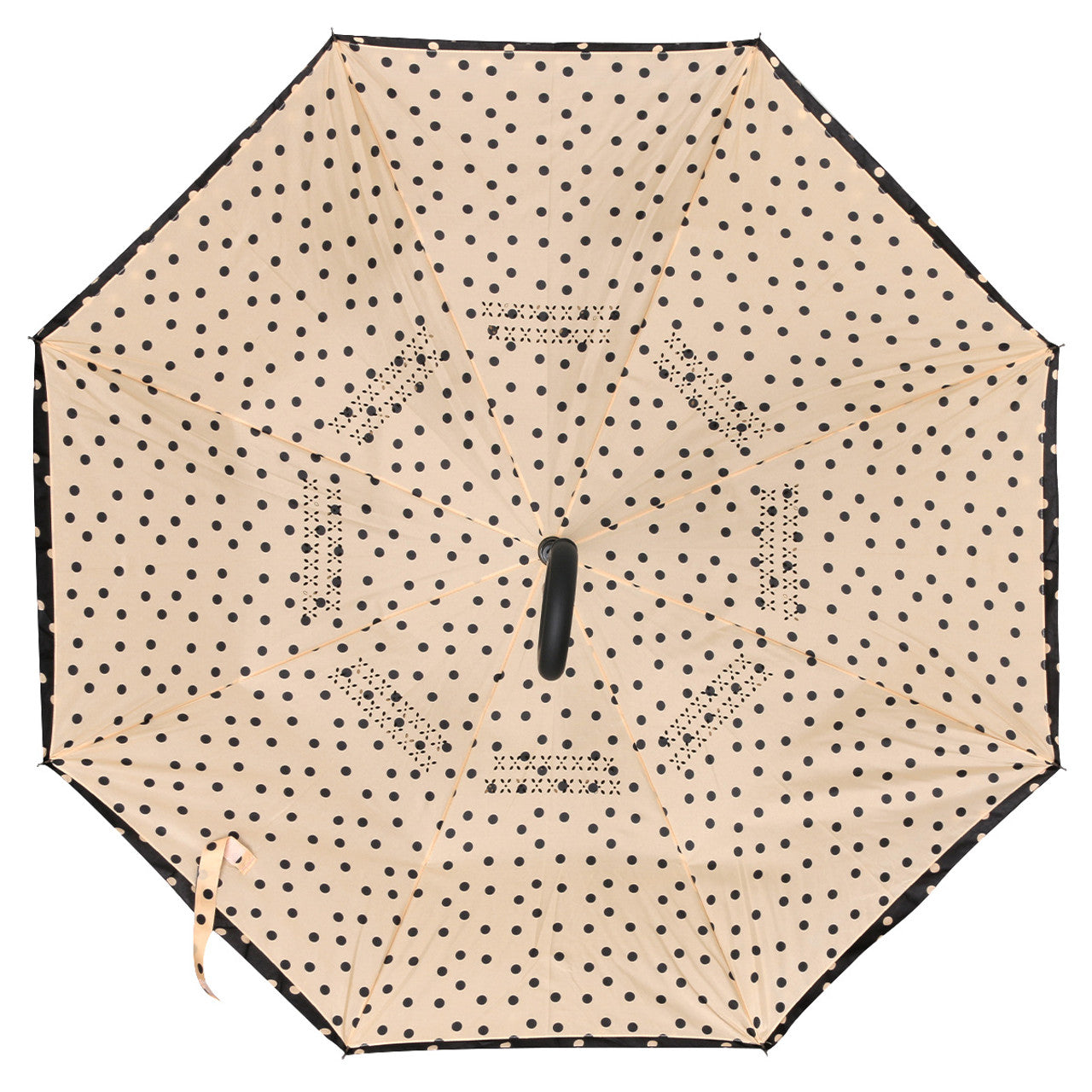 Wholesale Polka Dot Reverse Open Inverted Umbrella