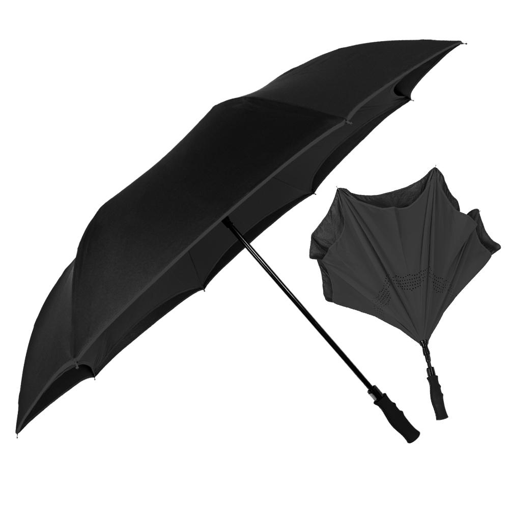 Wholesale Fiberglass Double Layer Inverted Umbrella