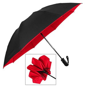 Wholesale Automatic Color Flip Inverted Folding Umbrella