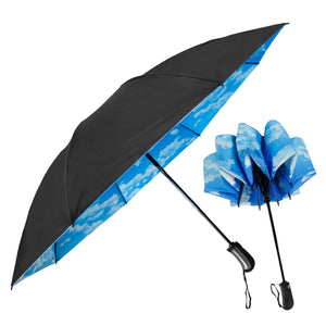 Wholesale Automatic SkyView Inverted Folding Umbrella