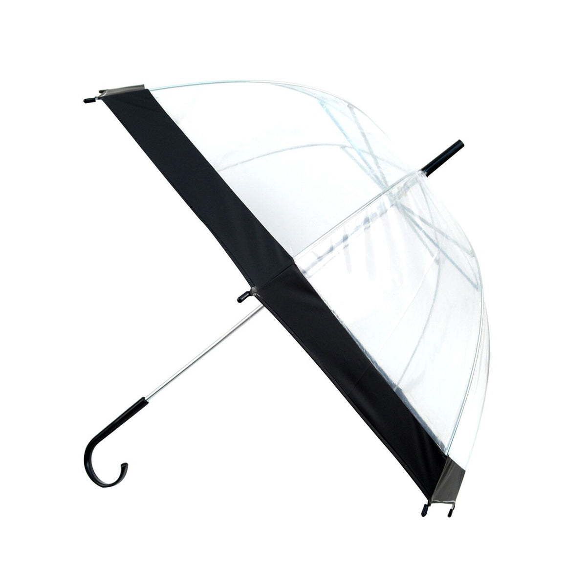 Wholesale Childrens clear dome umbrella with color trim