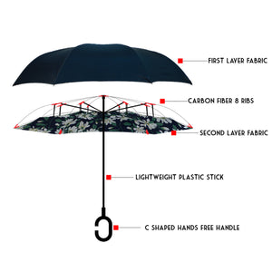 Daisy Flower Double Layer Inverted Umbrella - IUM18060