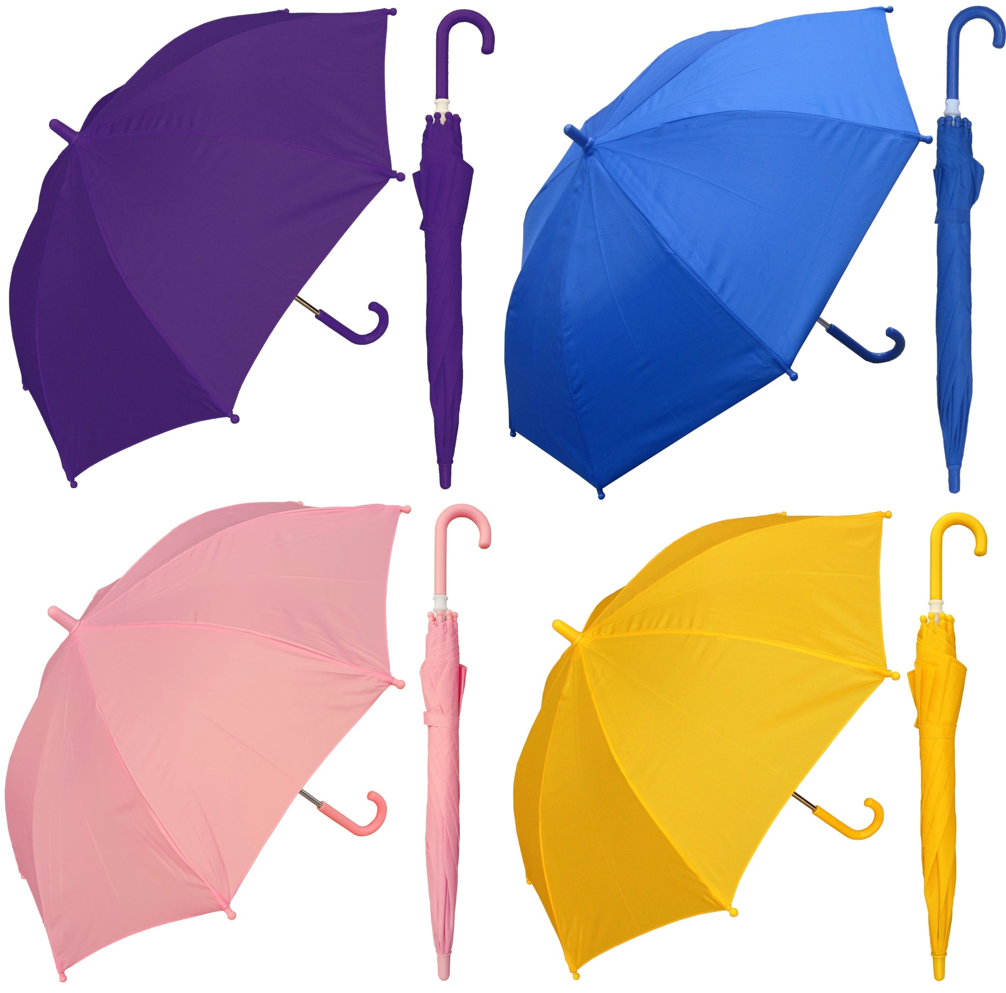Wholesale Children's Manual Hook Handle Assorted Umbrella - Umbrella Bazaar  - A Wholesale Umbrella Supplier