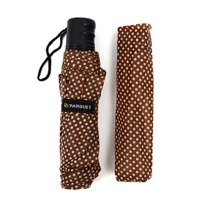 Wholesale Polka-Dot Telescopic manual Open folding Umbrella