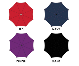 Wholesale Auto Folding Solid Assortment Economy Umbrella