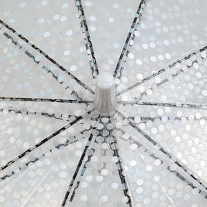 Wholesale Polka Dots Clear Dome Umbrella