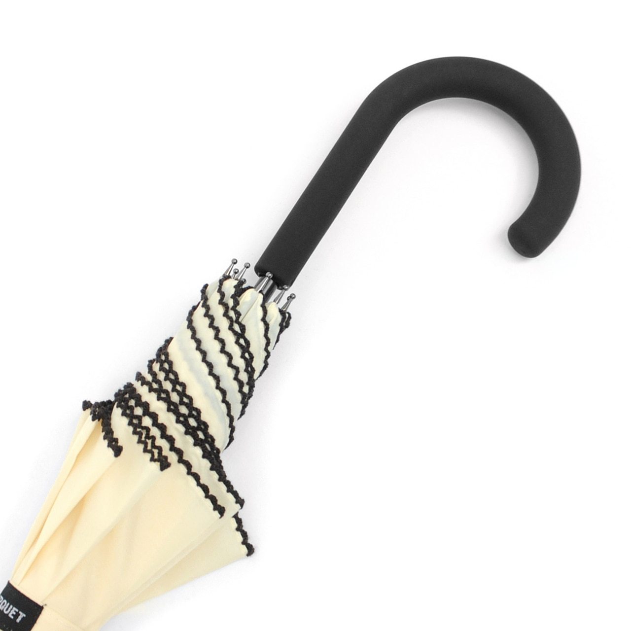 Wholesale Auto-Open Umbrella with Braided Cord Trim