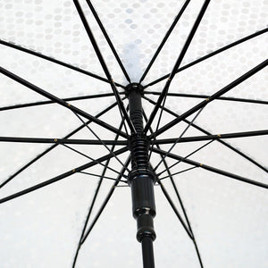 Wholesale Polka Dots Clear Dome Umbrella
