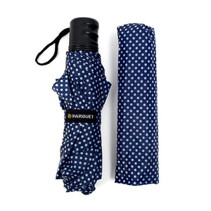 Wholesale Polka-Dot Telescopic manual Open folding Umbrella