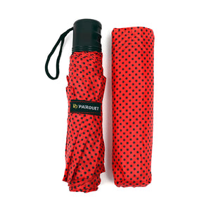 Wholesale Polka-Dot Telescopic manual Open folding Umbrella