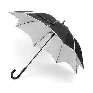 Wholesale Black & Silver Star Canopy Umbrella