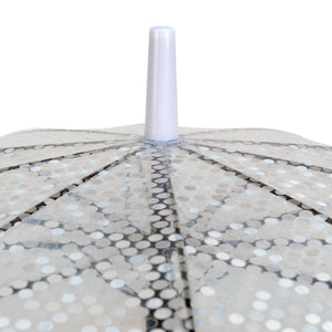 Wholesale Polka Dots Clear Dome Umbrella