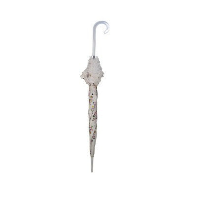 Wholesale Fashion Ruffles White Umbrella